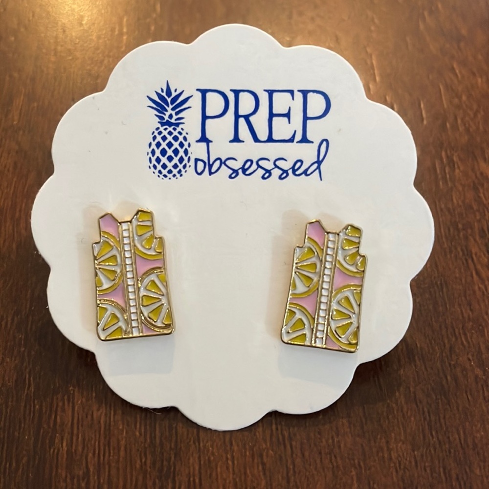 Lilly Pulitzer Inspired Shift Dress Earrings